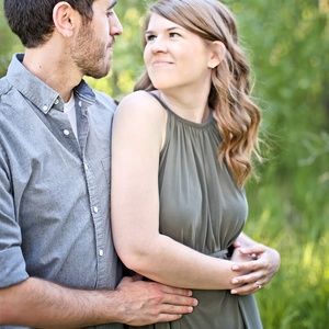 Lucky Brand Green Halter Neck Dress- Small